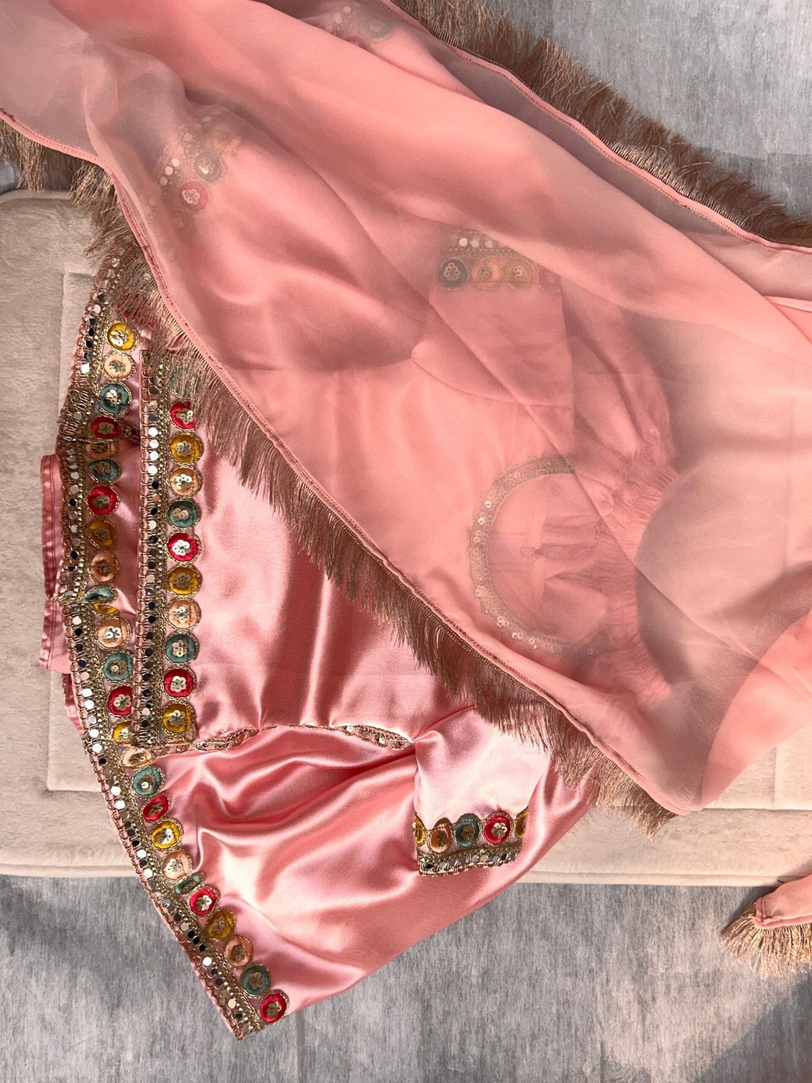 Blush pink lehenga set - Image 2